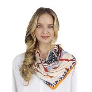 Purse Print Square Scarf NWT